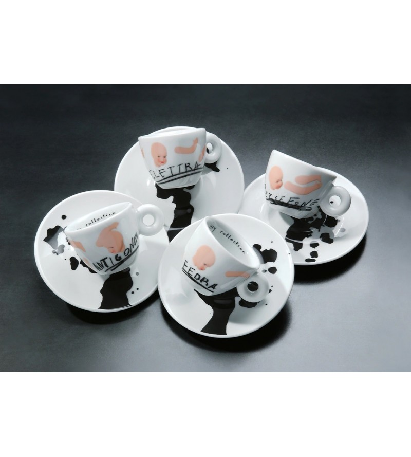 Jannis Kounellis - 2005 - Coffret 4 tasses Espresso